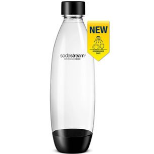 Butelis gazuoto vandens gaminimo aparatui SodaStream, 1 L, juodas 1741160770