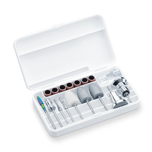 Manikiūro/pedikiūro rinkinys Beurer StudioNails Pro, 3-in-1, baltas
