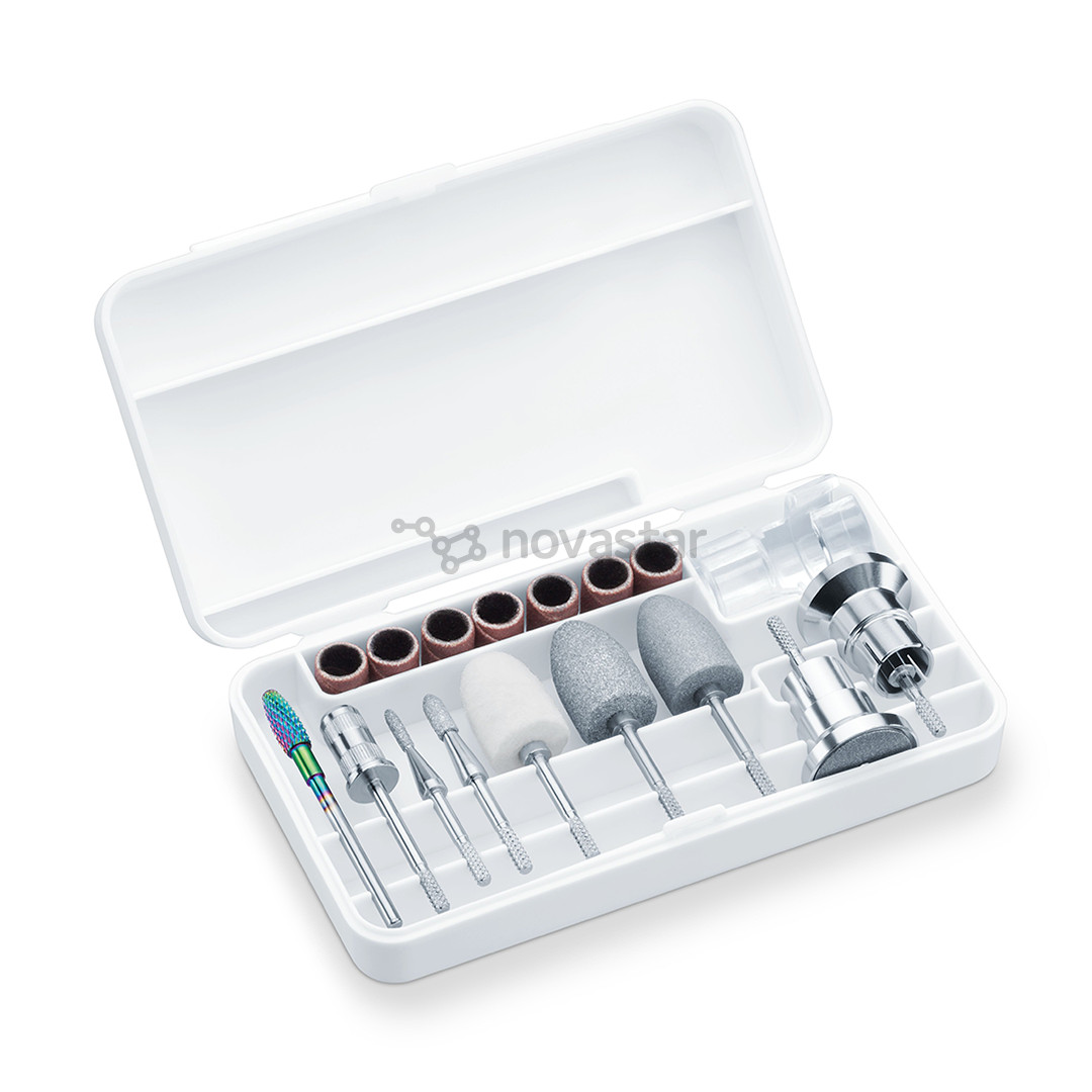 Beurer StudioNails Pro, 3-in-1, baltas - Manikiūro/pedikiūro rinkinys