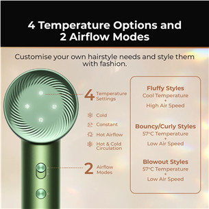 Plaukų džiovintuvas Dreame Hair Glory Master, žalias