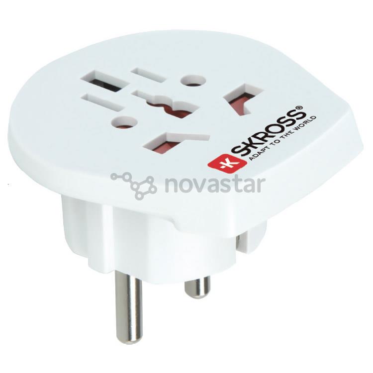Skross Europe travel adapter TypeE/F, baltas - Adapteris