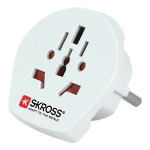 Skross Europe travel adapter TypeE/F, белый - Адаптер для путешествий