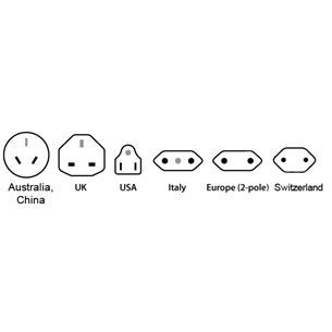 Skross Europe travel adapter TypeE/F, белый - Адаптер для путешествий