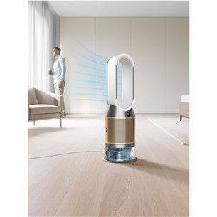 Dyson Purifier Humidify+Cool PH2 De-NOx, baltas/aukso spalvos - Oro valytuvas