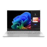 Nešiojamas kompiuteris Asus Vivobook S 15 OLED, 15,6'', 120 Hz, OLED, 3K, X Elite, 32 GB, 1 TB, Copilot+, sidabrinis Prekė-S5507QA-MA001W