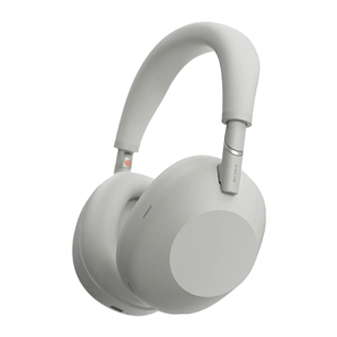Belaidės ausinės Sony WH-1000XM6, sidabro spalvos
