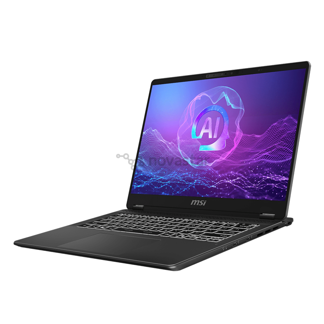 Nešiojamasis kompiuteris MSI Prestige 16 AI+ EVO, 16'', UHD+, OLED, Ultra 9, 32 GB, 1 TB, ENG, tamsiai pilkas