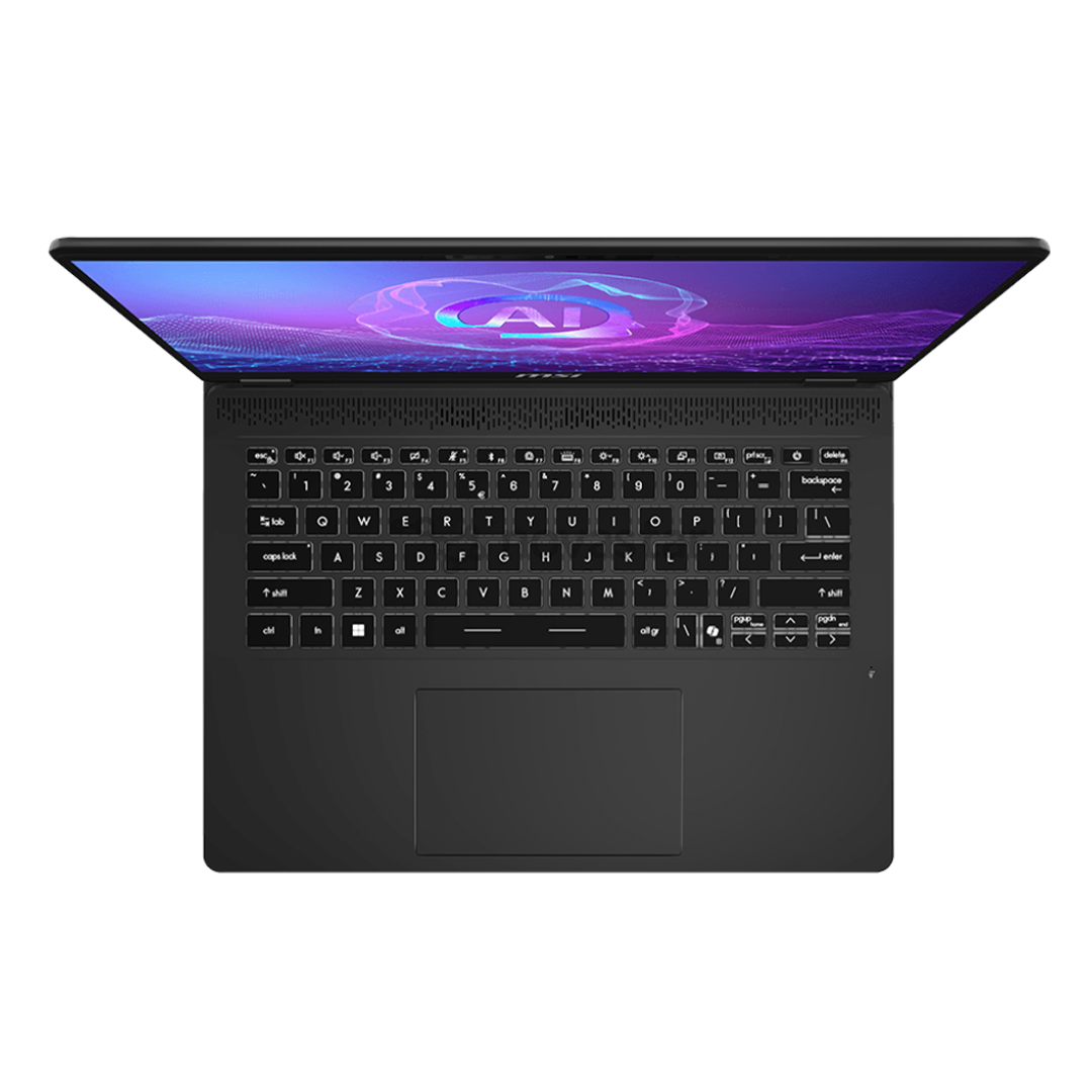 Nešiojamasis kompiuteris MSI Prestige 16 AI+ EVO, 16'', UHD+, OLED, Ultra 9, 32 GB, 1 TB, ENG, tamsiai pilkas