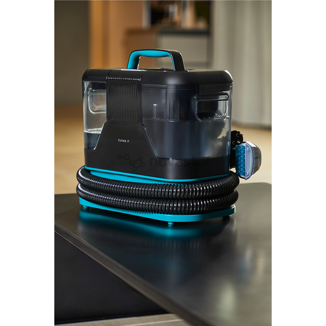 Kilimų ir apmušalų valymo įrenginys Rowenta Clean It, juodas/žalias
