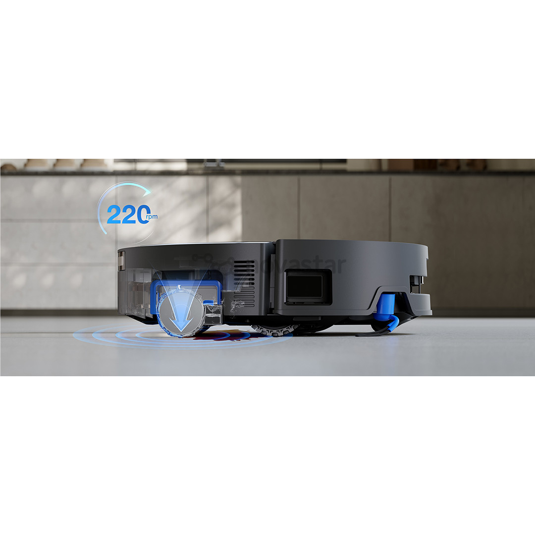 Dulkių siurblys robotas Ecovacs Deebot X9 PRO OMNI, wet & dry, juodas