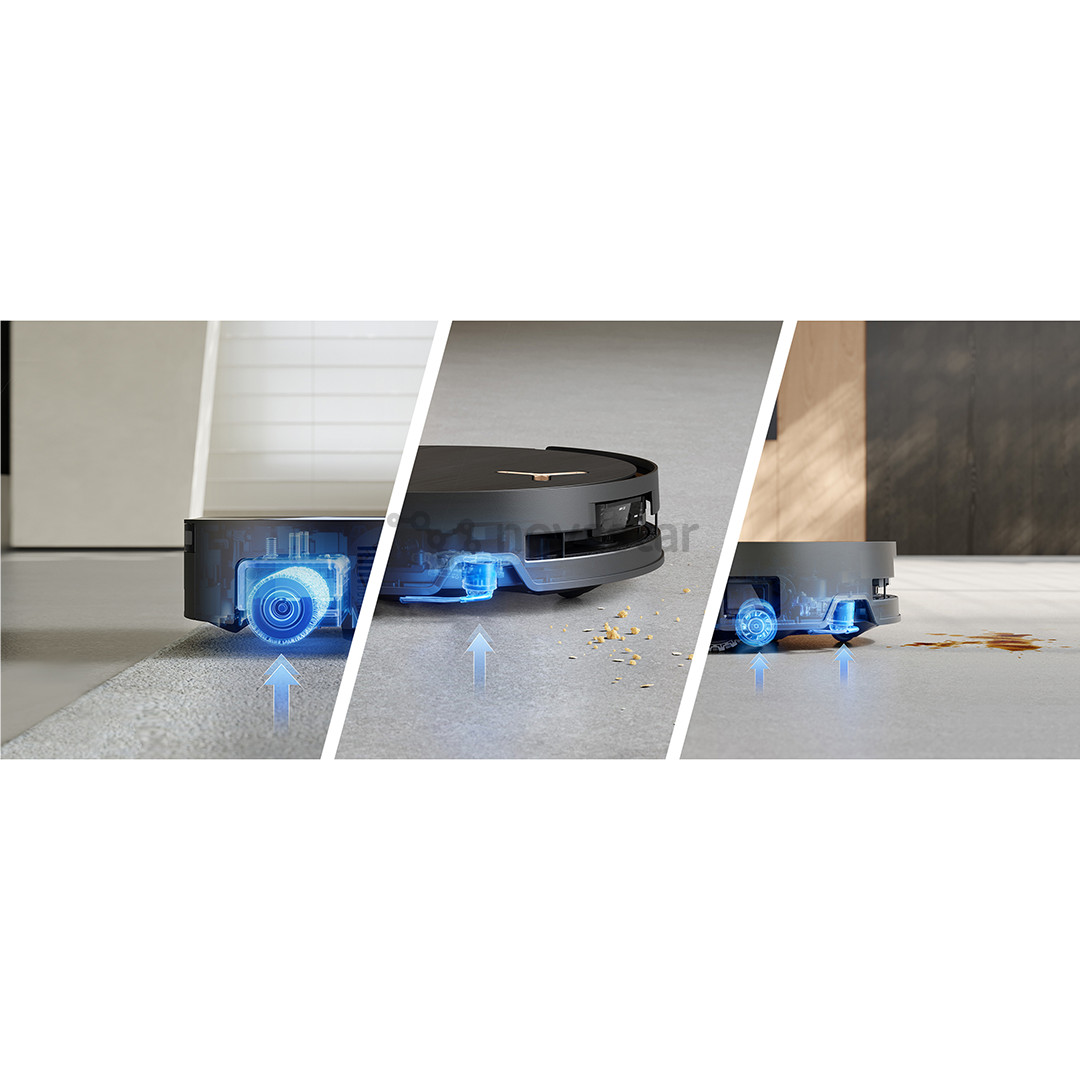 Dulkių siurblys robotas Ecovacs Deebot X9 PRO OMNI, wet & dry, juodas