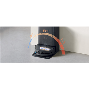 Dulkių siurblys robotas Ecovacs Deebot X9 PRO OMNI, wet & dry, juodas