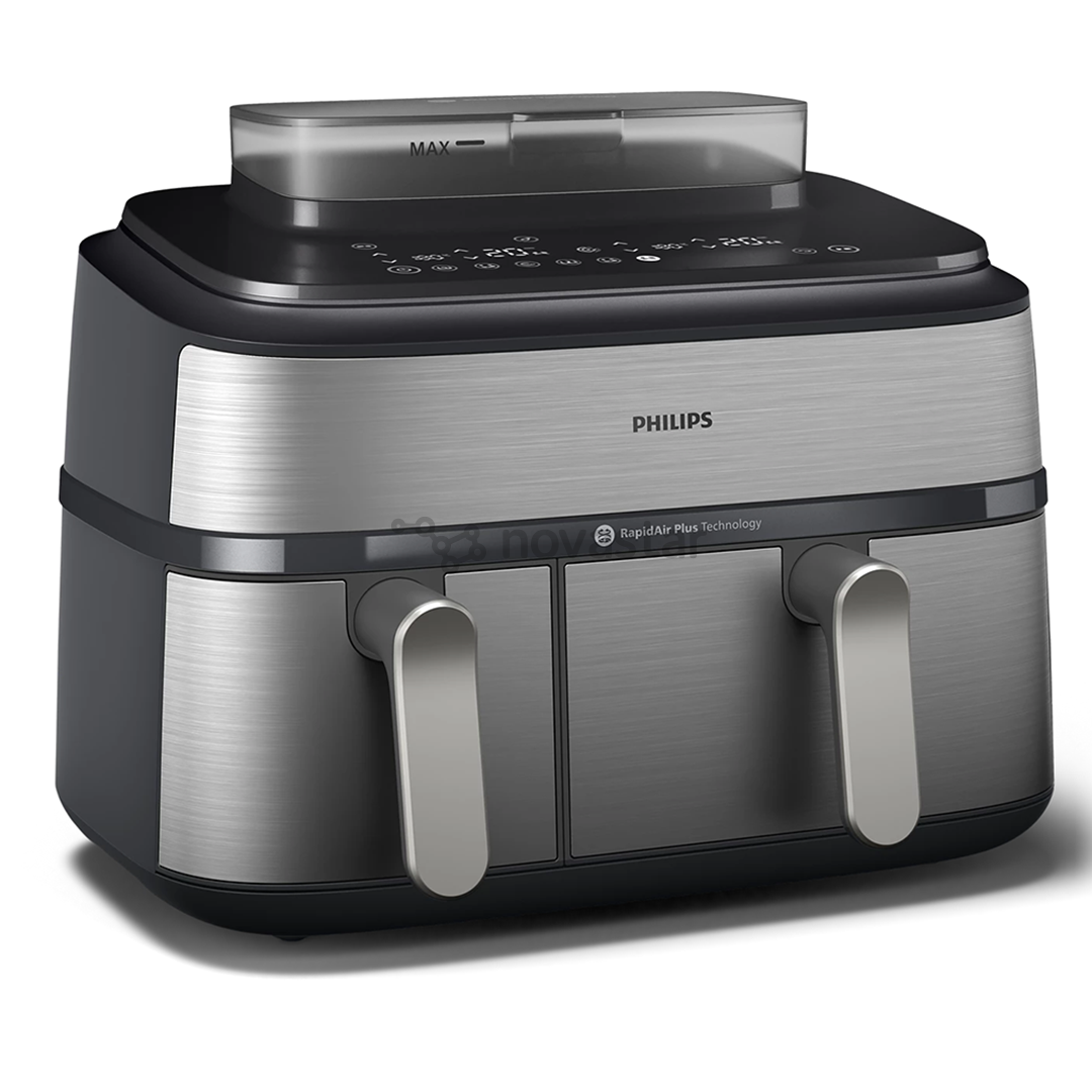Philips 5000 Series Dual Basket Airfryer, 9 L, 2750 W, silver - Air fryer