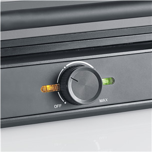 Severin, 1600 W, black - Belgian waffle maker