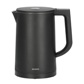 Virdulys Severin, reguliuojama temperatūra, 1.7 L, 2200 W, juodas