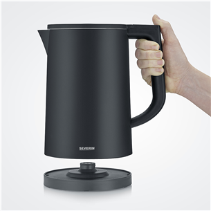 Virdulys Severin, reguliuojama temperatūra, 1.7 L, 2200 W, juodas