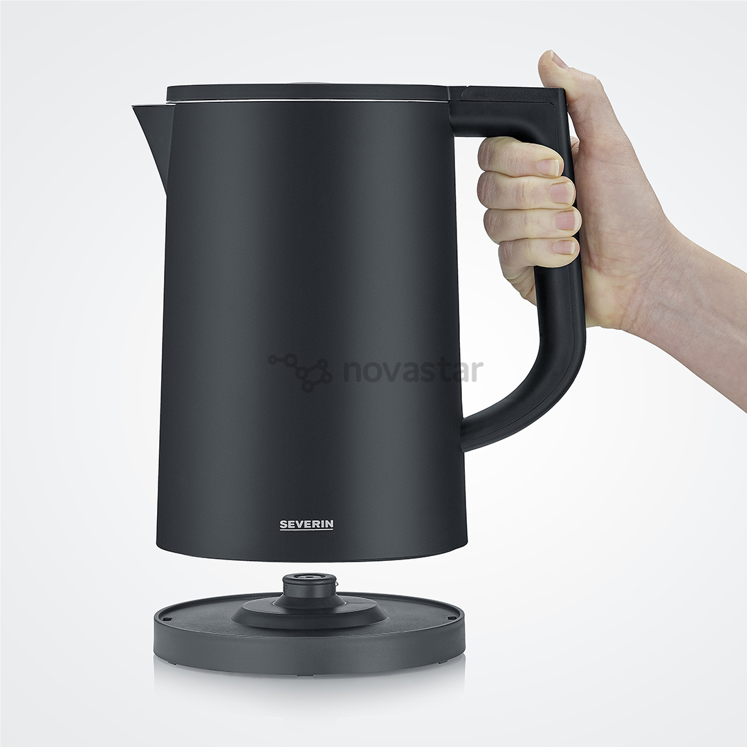 Virdulys Severin, reguliuojama temperatūra, 1.7 L, 2200 W, juodas