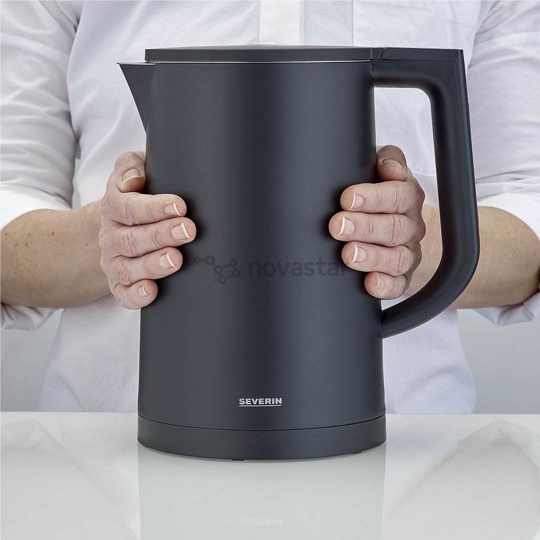 Virdulys Severin, reguliuojama temperatūra, 1.7 L, 2200 W, juodas