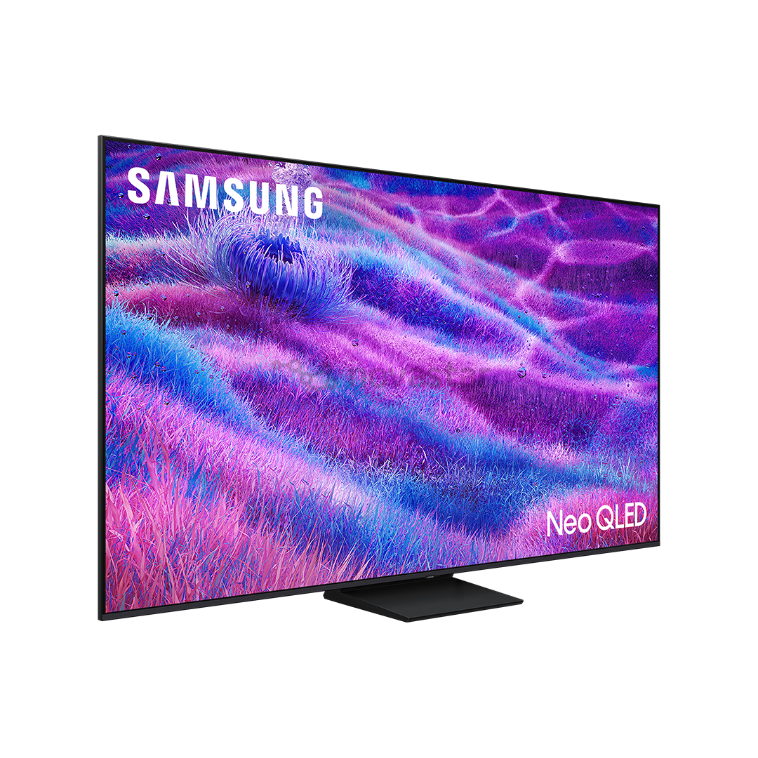 Samsung QN80F, 55'', 4K UHD, Neo QLED, Mini LED, серебристый - Телевизор