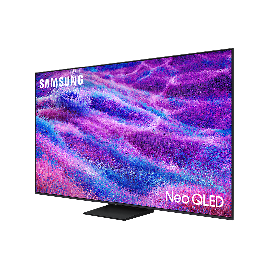 Samsung QN80F, 55'', 4K UHD, Neo QLED, Mini LED, серебристый - Телевизор