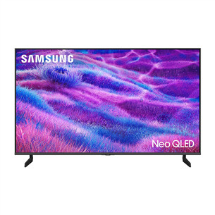 Samsung QN80F, 50'', 4K UHD, Neo QLED, Mini LED, серебристый - Телевизор