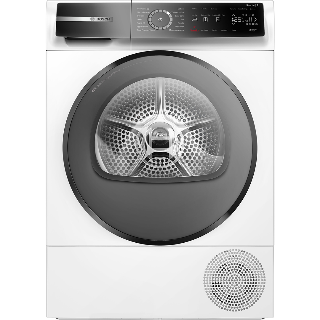 Bosch Series 8, 9 kg, depth 61.3 cm - Clothes dryer
