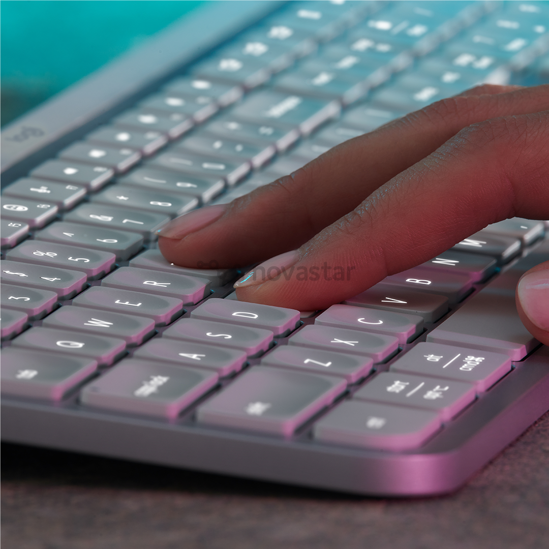 Logitech MX Keys S, US, gray - Wireless keyboard - Open package