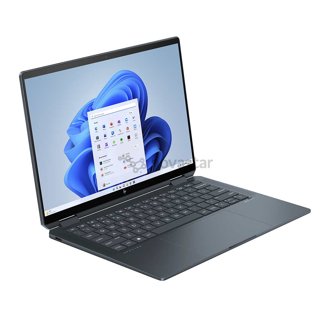HP Spectre x360 2-in-1 Laptop 14-eu0001no, 14'', 2.8K, OLED, 120 Гц, Core Ultra 5, 16 ГБ, 512 ГБ, SWE, синий - Ноутбук - Открытая упаковка