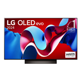 LG C4, 48'', 4K UHD, OLED, gray - TV - Open package