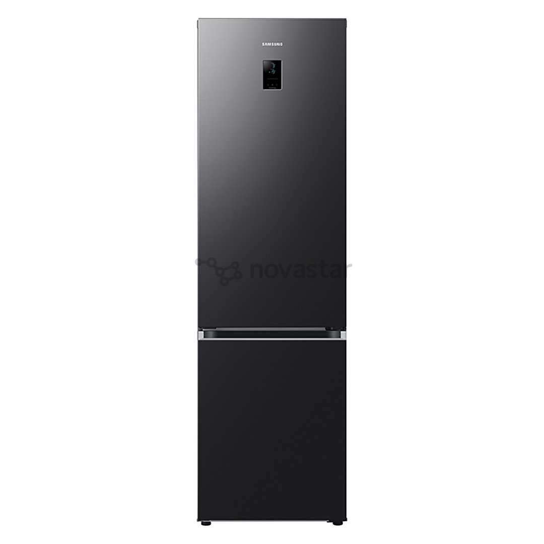 Samsung, NoFrost, 390 L, 203 cm, matte black - Šaldytuvas - Prekė su defektu