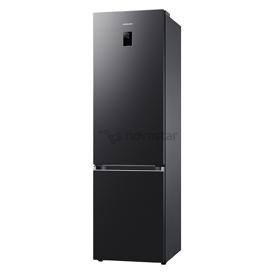Samsung, NoFrost, 390 L, 203 cm, matte black - Šaldytuvas - Prekė su defektu