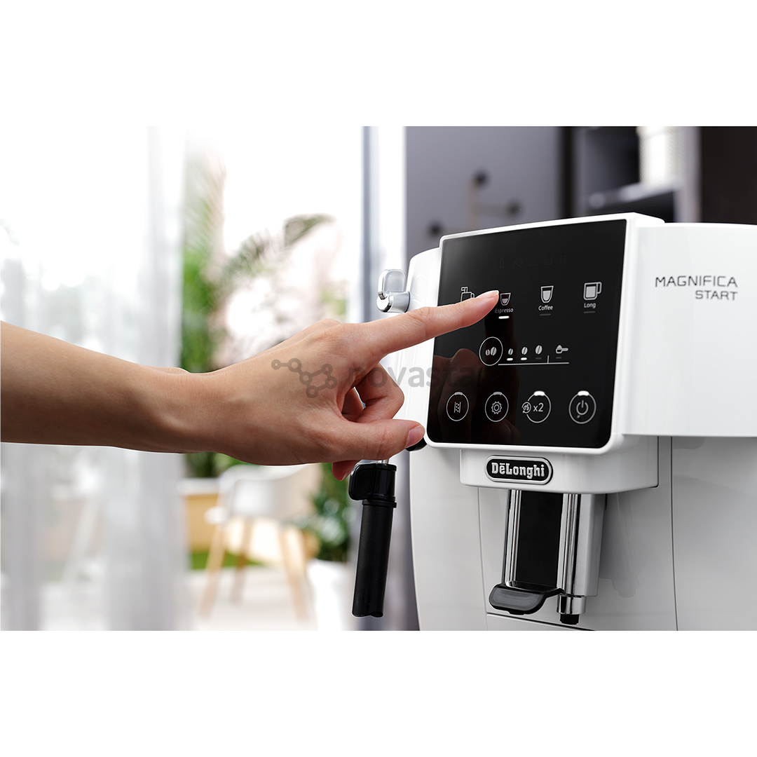 DeLonghi Magnifica Start, white - Automatinis kavos aparatas - Prekė po remonto