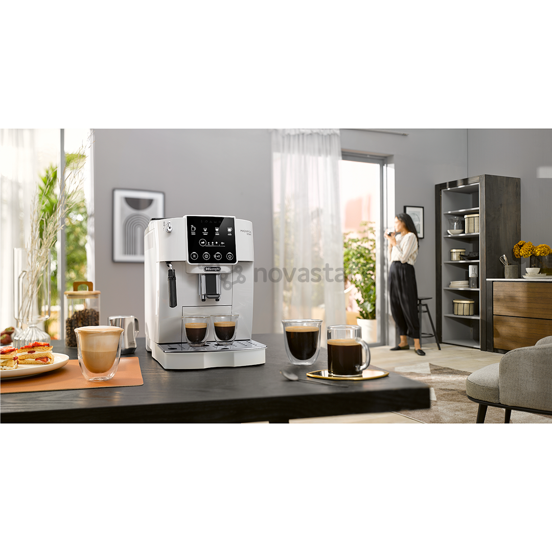 DeLonghi Magnifica Start, white - Automatinis kavos aparatas - Prekė po remonto