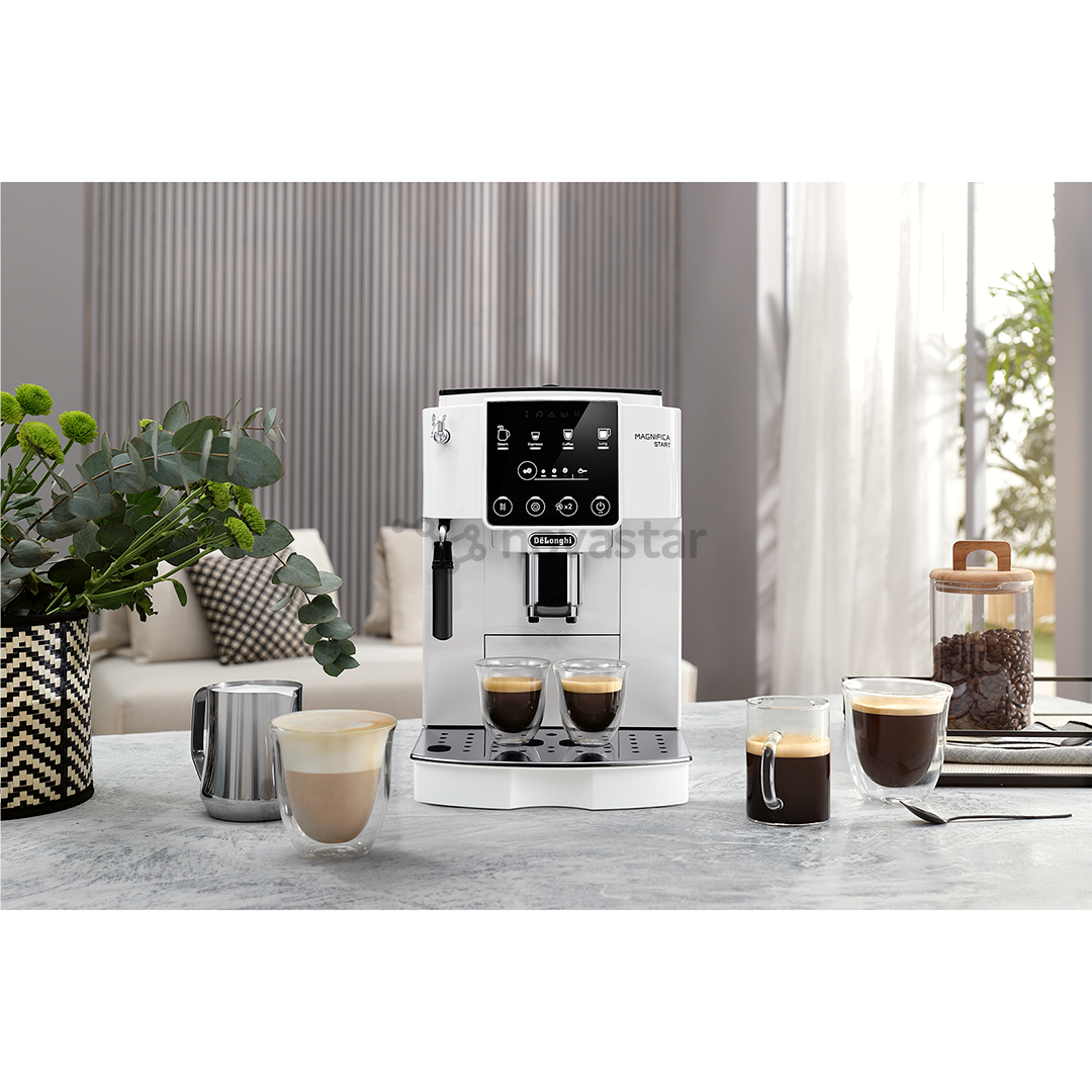 DeLonghi Magnifica Start, white - Automatinis kavos aparatas - Prekė po remonto
