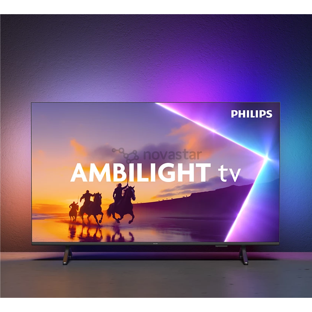 Philips PUS8560, 43'', 4K UHD, QLED, juodas - Televizorius