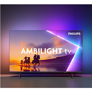 Philips PUS8560, 55'', 4K UHD, QLED, juodas - Televizorius