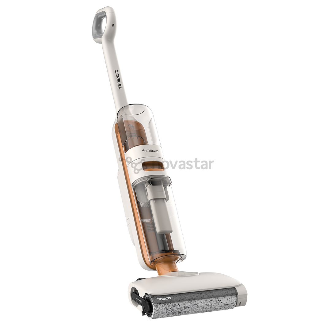 Belaidis plaunantis siurblys Tinceo iFLOOR Y2 Plus, Wet & Dry, baltas/oranžinis
