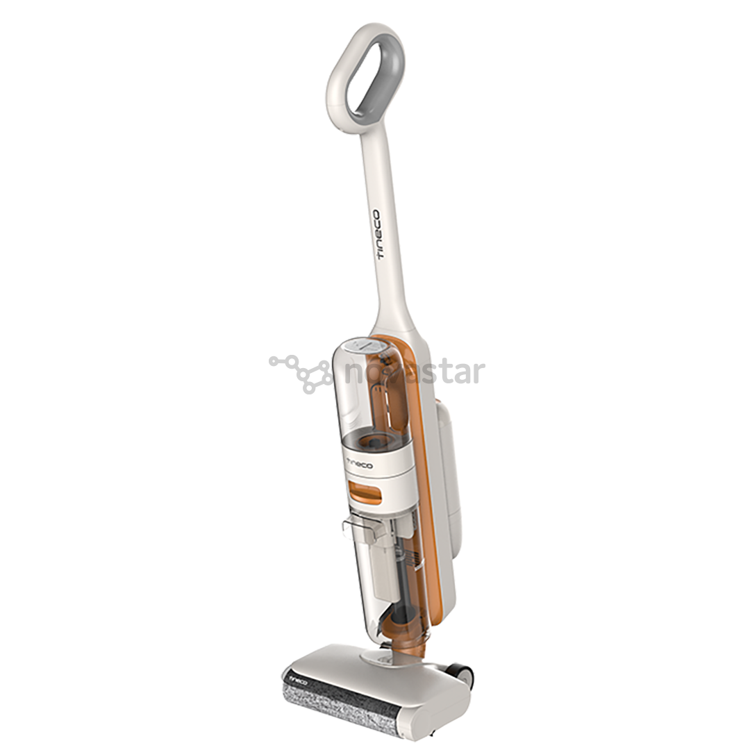 Belaidis plaunantis siurblys Tinceo iFLOOR Y2 Plus, Wet & Dry, baltas/oranžinis