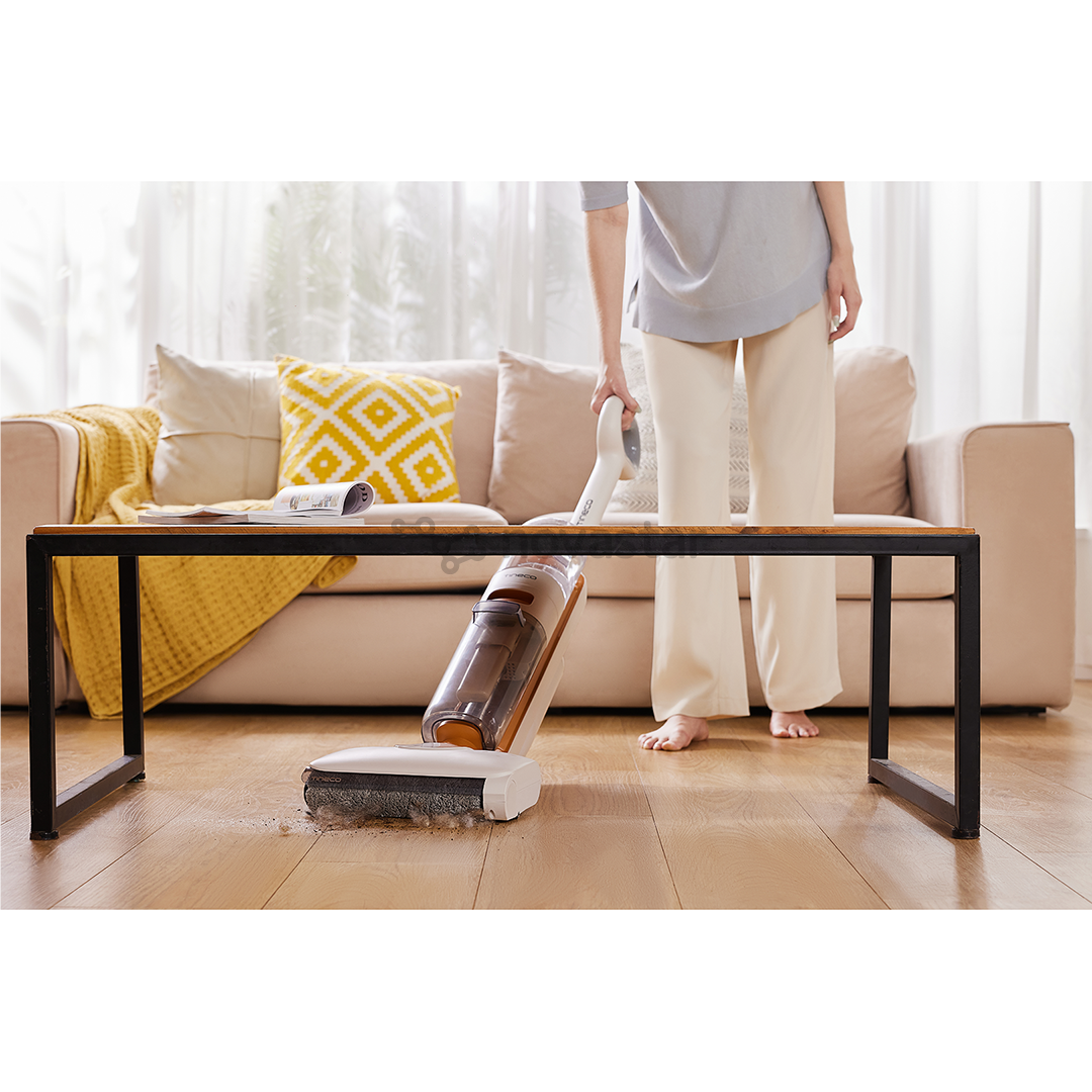 Belaidis plaunantis siurblys Tinceo iFLOOR Y2 Plus, Wet & Dry, baltas/oranžinis