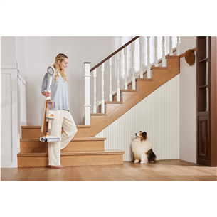 Belaidis plaunantis siurblys Tinceo iFLOOR Y2 Plus, Wet & Dry, baltas/oranžinis