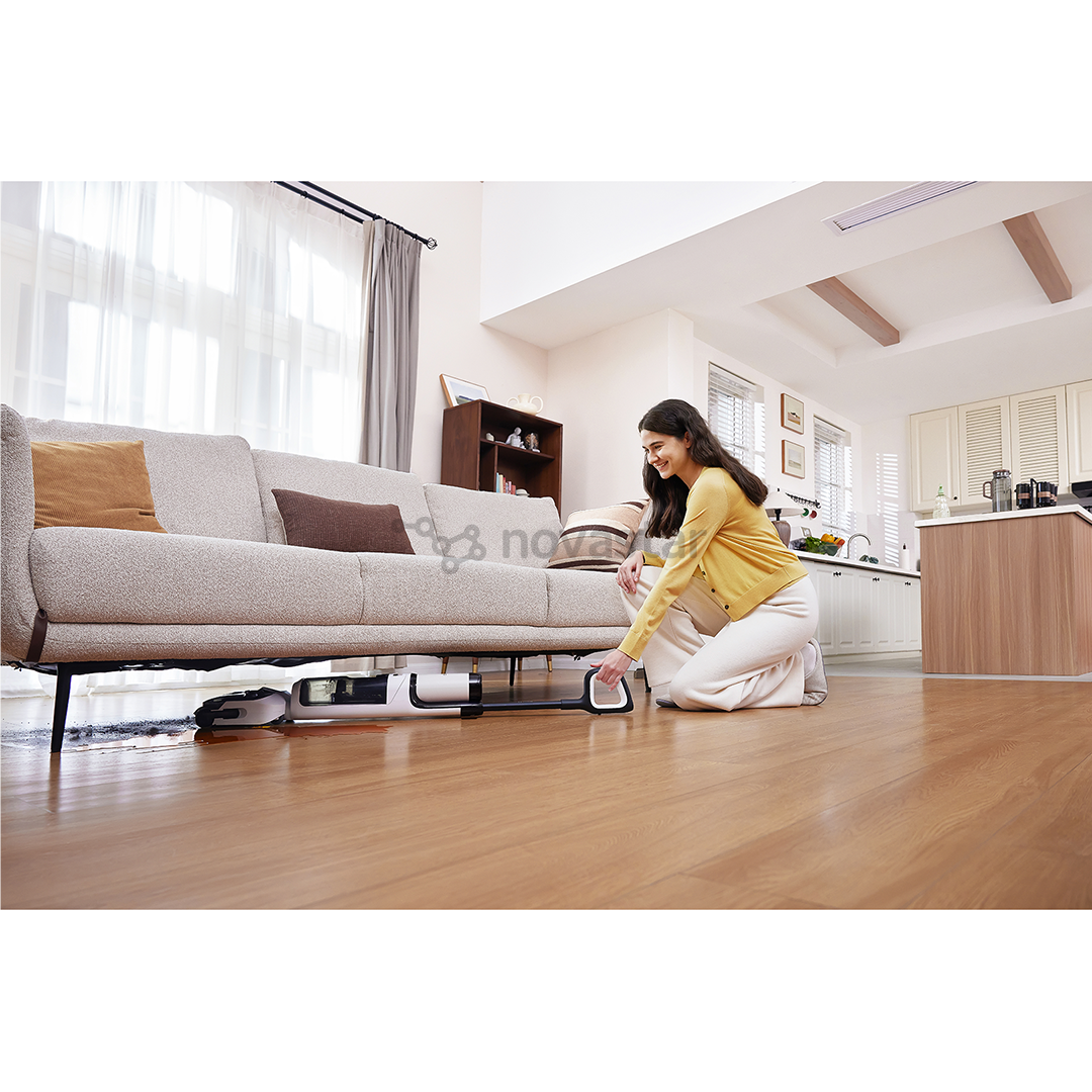 Belaidis plaunantis siurblys Tineco Floor One S5 Stretch Extreme, baltas/juodas