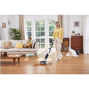 Belaidis plaunantis siurblys Tineco Floor One S5 Stretch Extreme, baltas/juodas