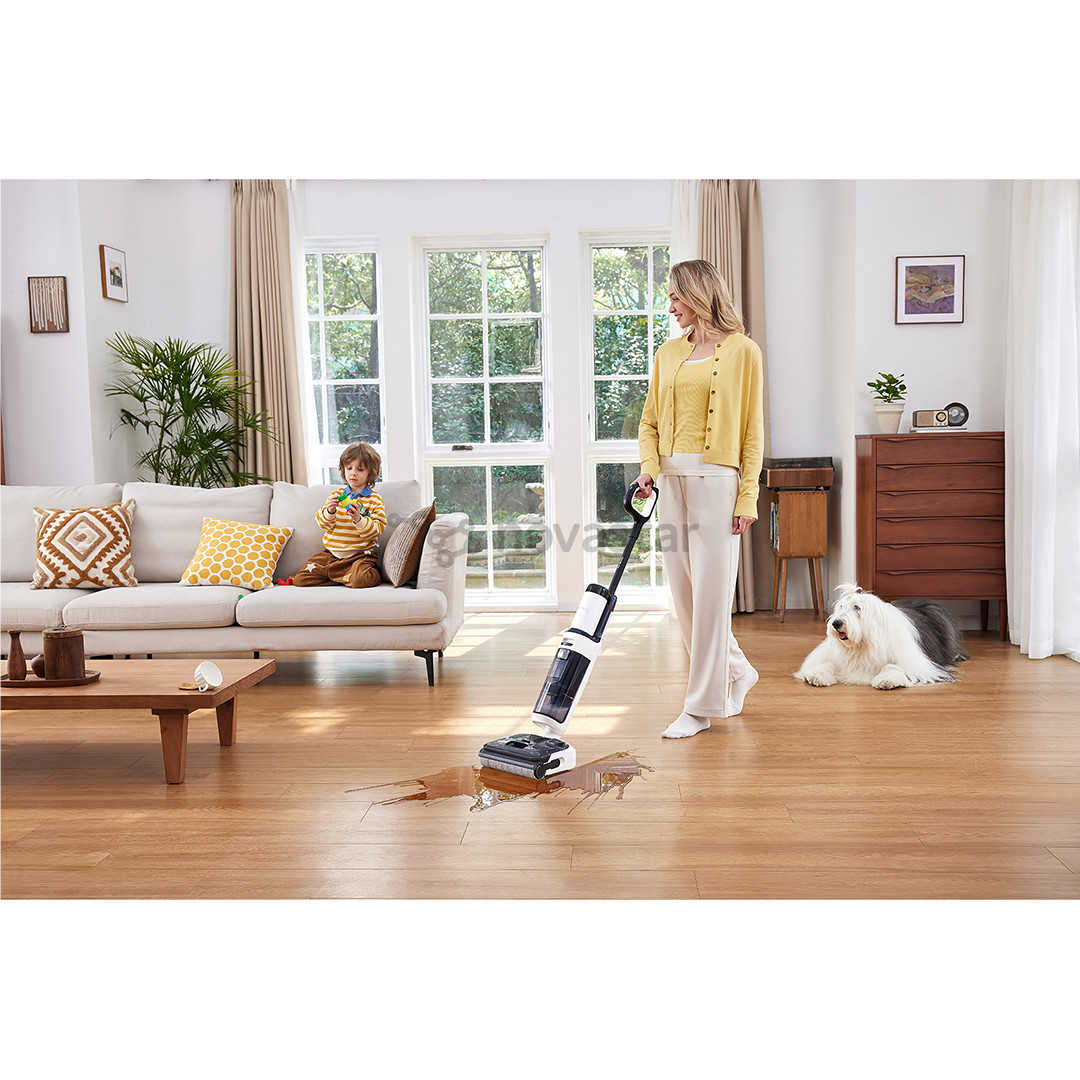 Tineco Floor One S5 Stretch Extreme, белый/черный - Беспроводная швабра