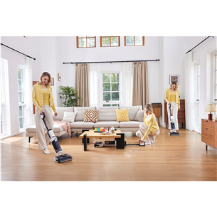 Belaidis plaunantis siurblys Tineco Floor One S5 Stretch Extreme, baltas/juodas