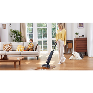 Belaidis plaunantis siurblys Tineco Floor One S6 Stretch Extreme, pilkas/juodas