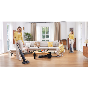 Belaidis plaunantis siurblys Tineco Floor One S6 Stretch Extreme, pilkas/juodas