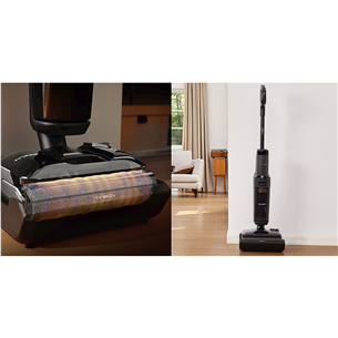 Belaidis plaunantis siurblys Tineco Floor One S6 Stretch Extreme, pilkas/juodas