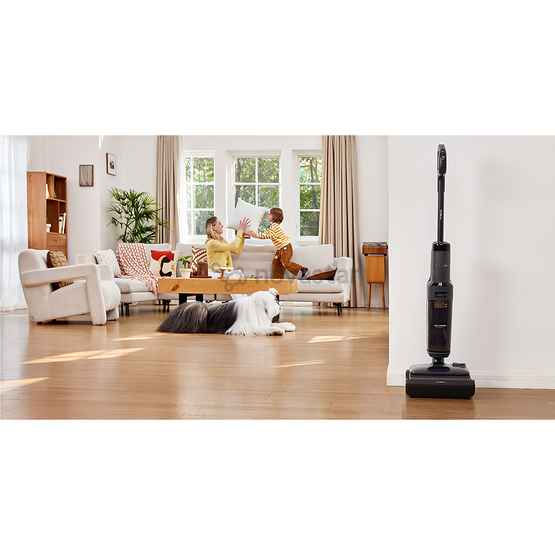 Belaidis plaunantis siurblys Tineco Floor One S6 Stretch Extreme, pilkas/juodas