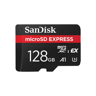 SanDisk microSD Express, 128 GB, black - Memory card SDSQXFN-128G-GN4NN