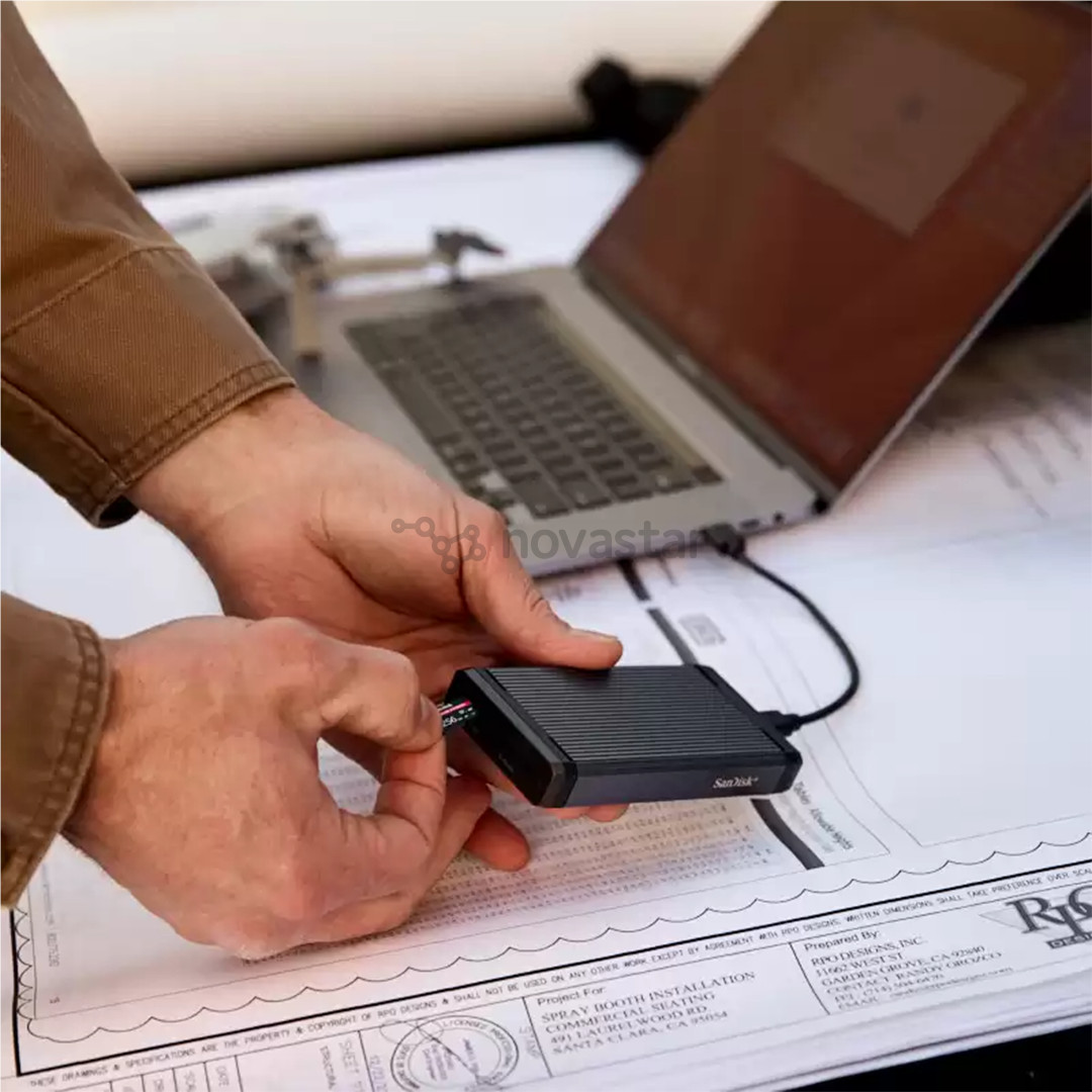 SanDisk microSD Express, 128 GB, juoda - Atminties kortelė